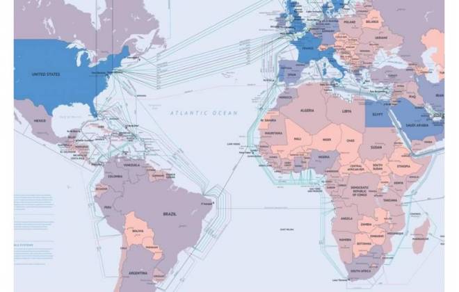 Telefonica ligará Brasil e EUA com novo cabo submarino.