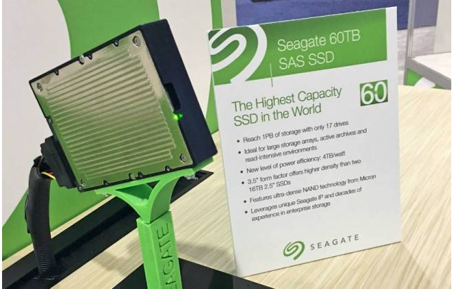 Seagate apresenta SSD mais espaçoso do mundo com 60 TB de armazenamento.