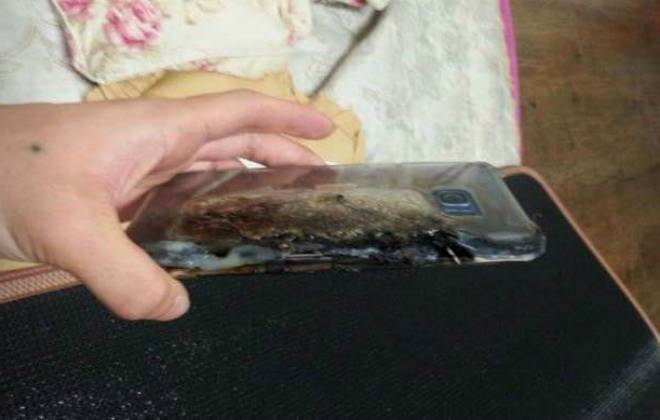 Galaxy Note 7 explode enquanto carregava; veja o estrago.